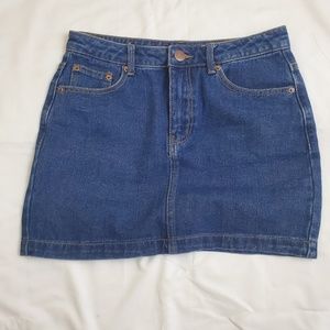 Forever 21 Jean Skirt MED Mini Denim Skirt
